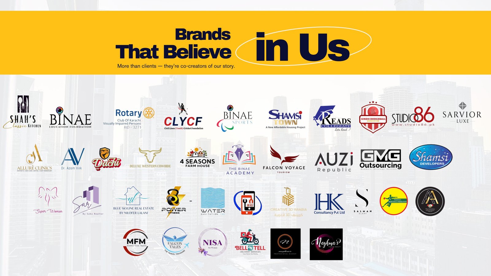 client brand kit sheet